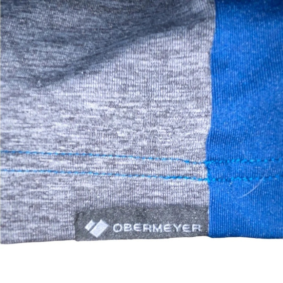 Obermeyer BAKER Popover Ski Boys Size XL Blue Gray 1/4 Zip Pullover Shirt KIDS - Picture 6 of 9
